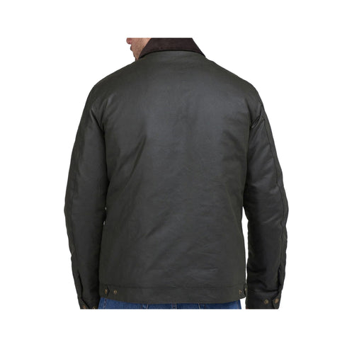 Barbour Intl. Giacca impermeabile Giubbino Uomo Workers Wax Verde A24 - BARBOURINTERNATIONALMWX1853 - SG91 - S - Francavilla Moda